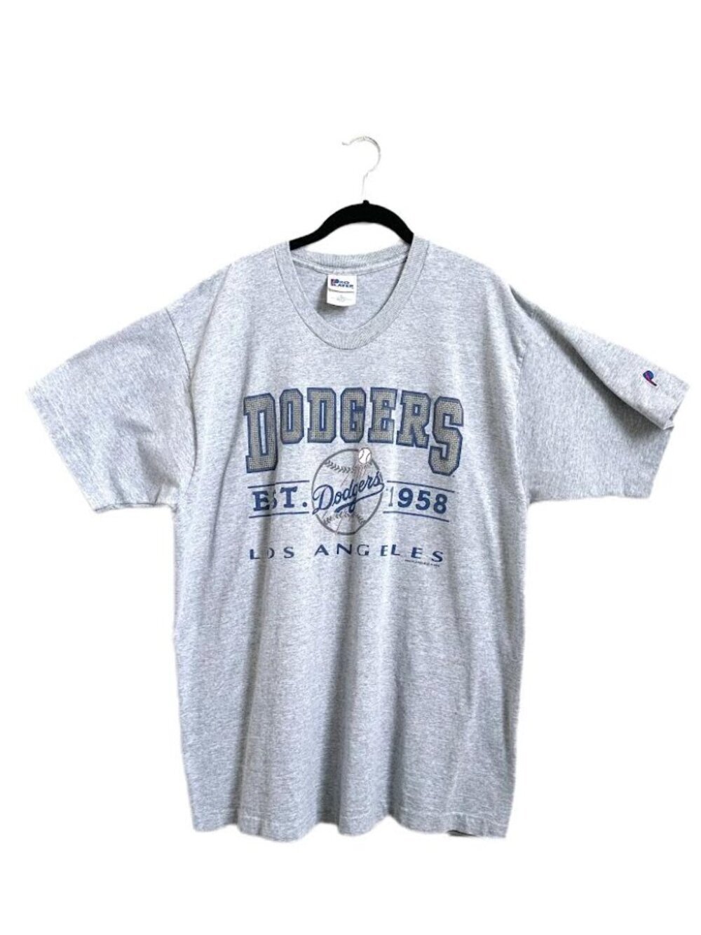 Vintage Los Angeles Dodgers Pro Player MLB 1998 Crewneck Tee Made in USA